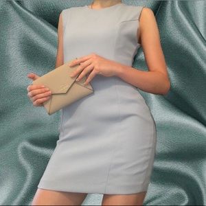 stylenanda princess cut mini sheath dress